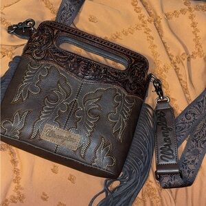 Wrangler Brown Crossbody Bag
